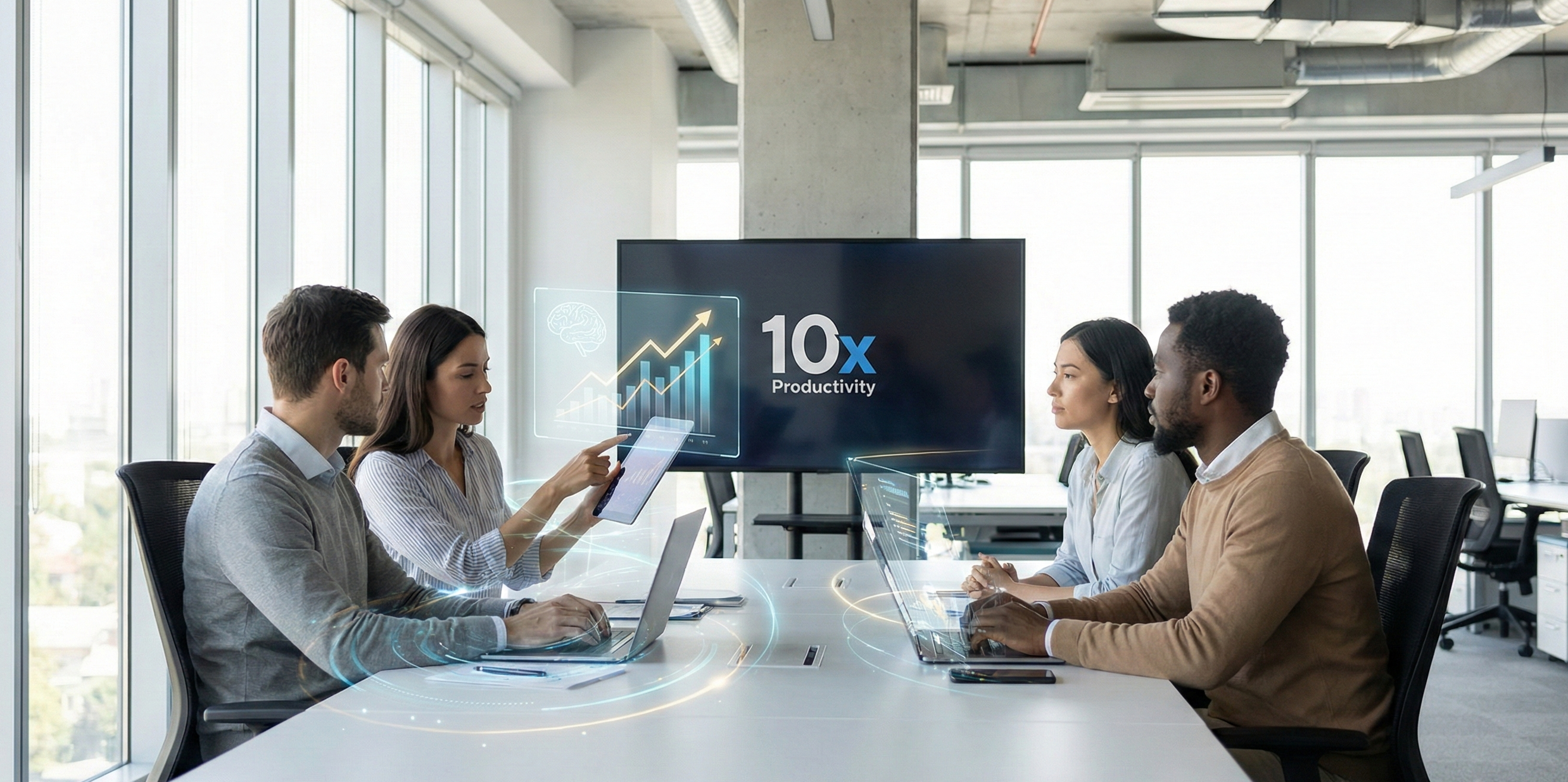 AI consultancy services delivering 10x productivity improvements for businesses